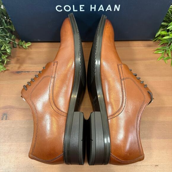 Cole Haan Men's Modern Essentials Plain Oxford Dress Shoes Size 10.5 C38448 - Picture 6 of 8